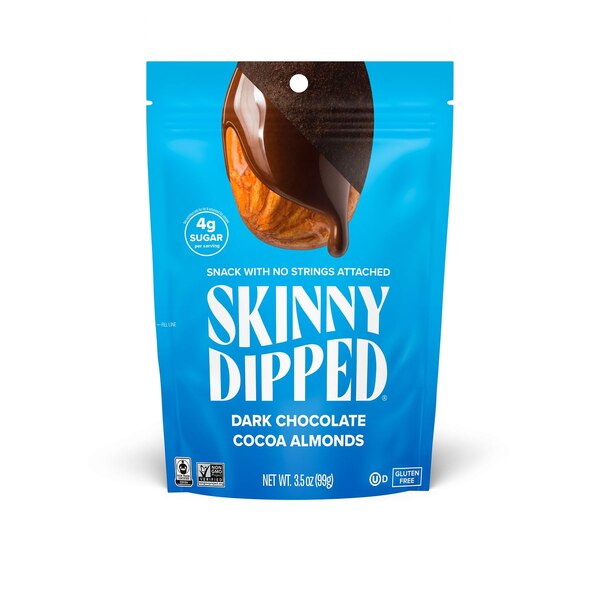 Skinny Dipped Almonds, Dark Chocolate Cocoa, 3.5 oz