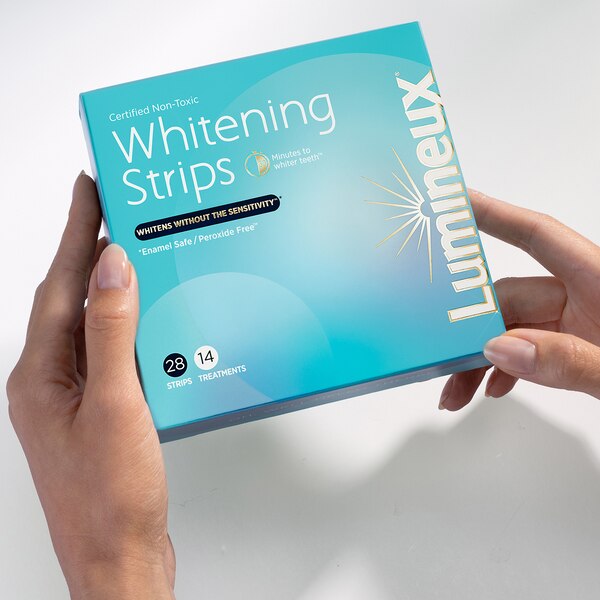 Lumineux Teeth Whitening Strips, Peroxide-Free, 14 Treatments