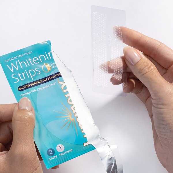 Lumineux Teeth Whitening Strips, Peroxide-Free, 14 Treatments