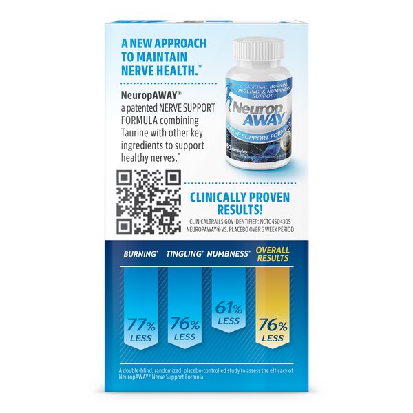 NeuropAWAY Nerve Support Formula Capsules, 60 CT