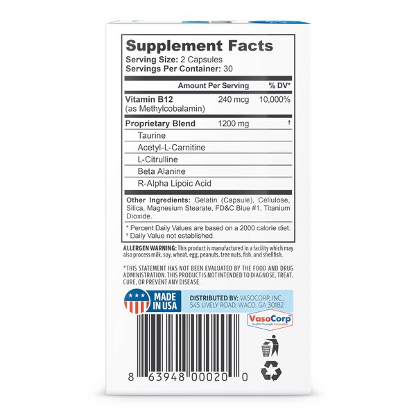 NeuropAWAY Nerve Support Formula Capsules, 60 CT