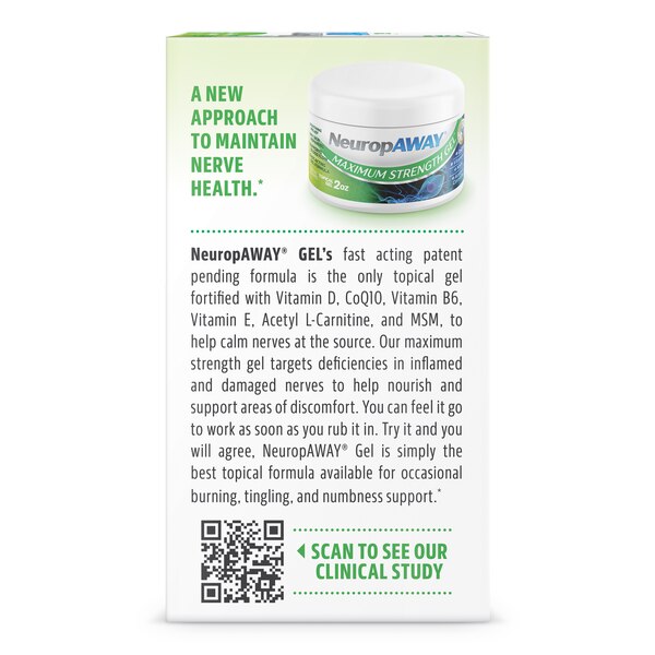 NeuropAWAY Maximum Strength Gel, 2 OZ