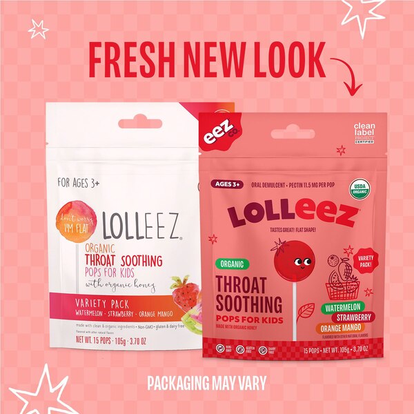 Lolleez Organic Throat Soothing Pops