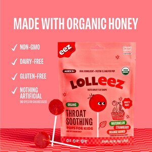 Lolleez Organic Throat Soothing Pops