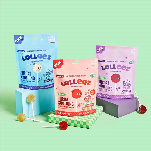 Lolleez Organic Throat Soothing Pops