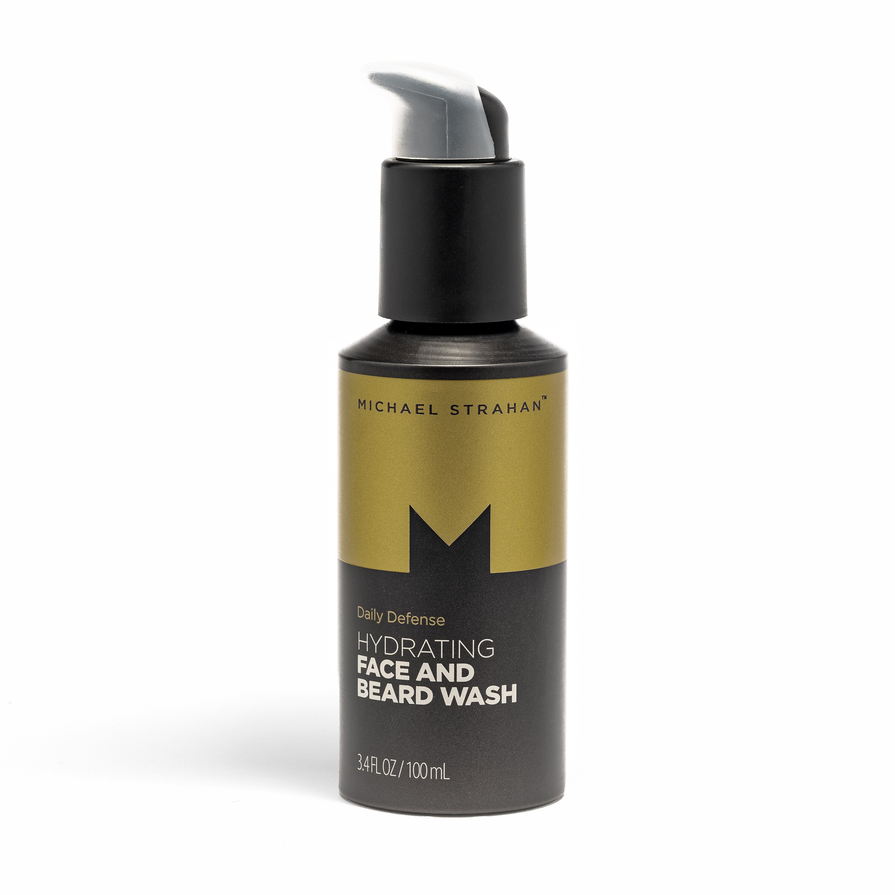 Michael Strahan Daily Defense Hydrating Face and Beard Wash, 3.4 Fl. Oz.