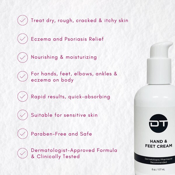 DT Collagen Hand and Feet Cream, 6 OZ