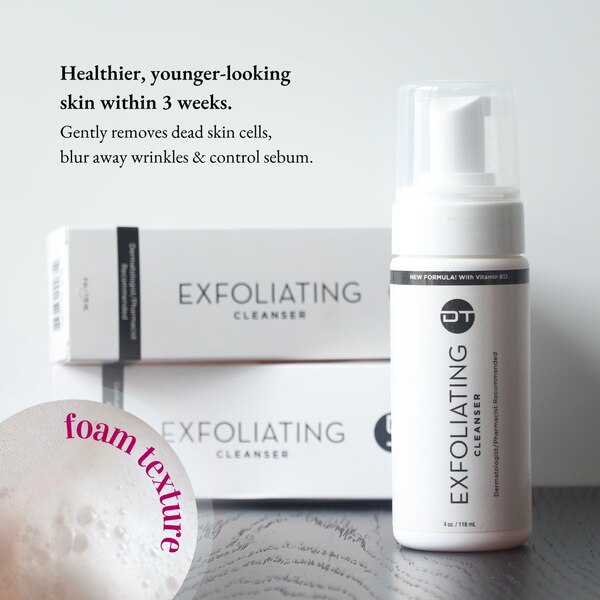 DT Collagen Exfoliate Cleanser, 4 OZ
