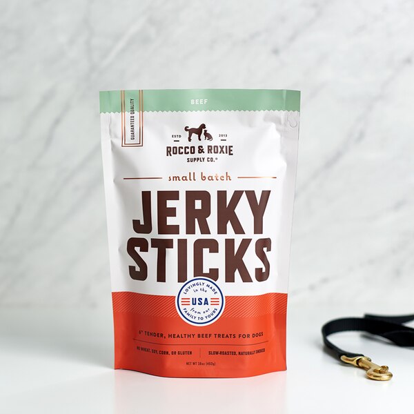 Rocco & Roxie Dog Beef Jerky Stick, 16 oz