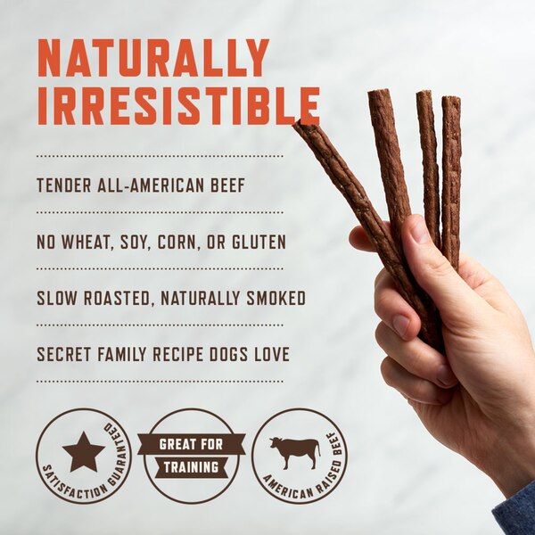 Rocco & Roxie Dog Beef Jerky Stick, 16 oz