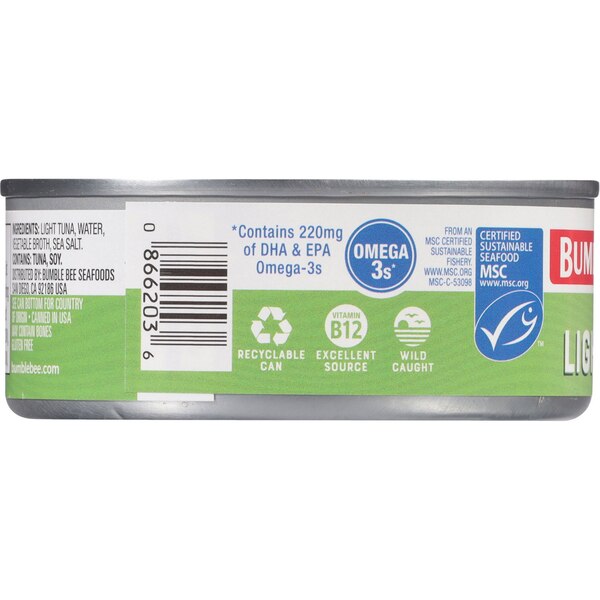 Bumble Bee Chunk Light Tuna In Water