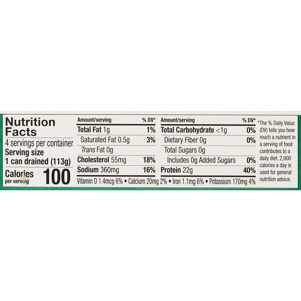 BUMBLE BEE Chunk Light Tuna in Water, 5 OZ, 4 CT Can