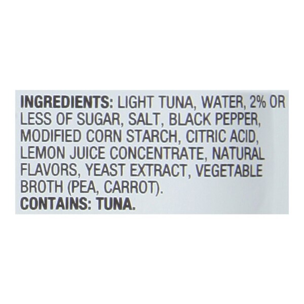 Bumble Bee Lemon & Pepper Wild Caught Tuna Pouch, 2.5 OZ