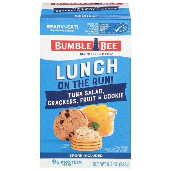 Bumble Bee Lunch On The Run Tuna Salad Lunch Kit, 8.2 oz
