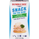 BUMBLE BEE Snack on the Run! Fat Free Tuna Salad Kit With Wheat Crackers, 3.5 OZ, thumbnail image