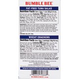 BUMBLE BEE Snack on the Run! Fat Free Tuna Salad Kit With Wheat Crackers, 3.5 OZ, thumbnail image