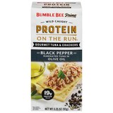 Bumble Bee Protein on the Run Tuna Kit, Olive Oil & Pepper, 3.5 oz, thumbnail image