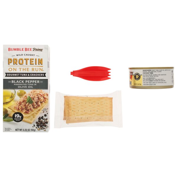 Bumble Bee Protein on the Run Tuna Kit, Olive Oil & Pepper, 3.5 oz