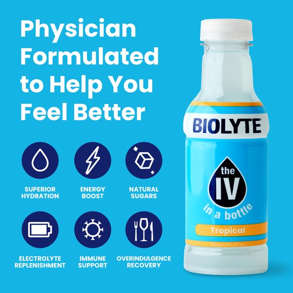 BIOLYTE Electrolyte Drink, 16 oz