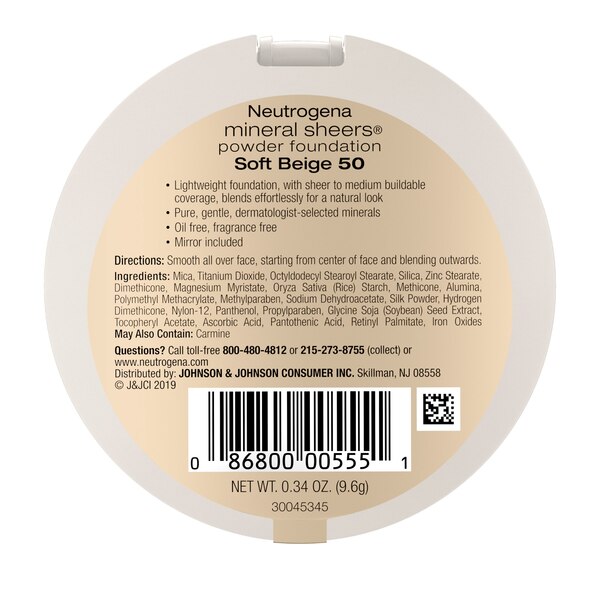 Neutrogena Mineral Sheers Compact Powder Foundation SPF 20