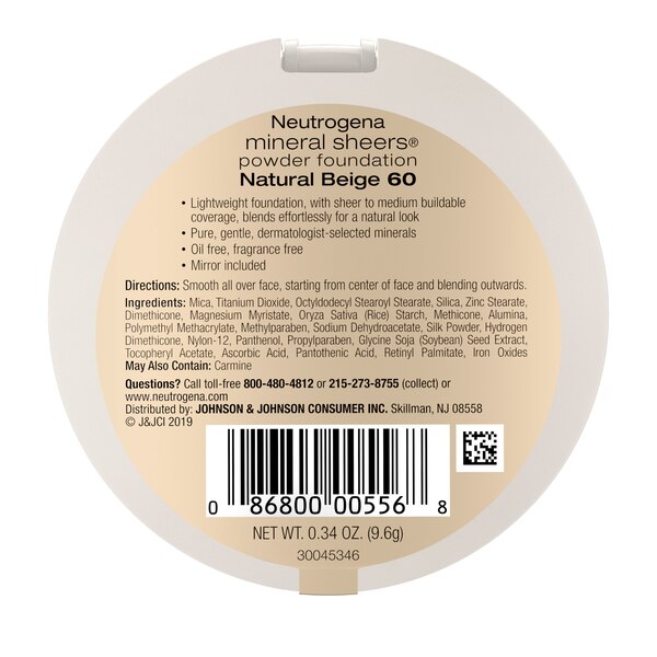 Neutrogena Mineral Sheers Compact Powder Foundation SPF 20