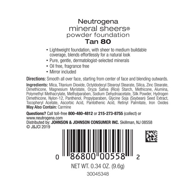 Neutrogena Mineral Sheers Compact Powder Foundation SPF 20