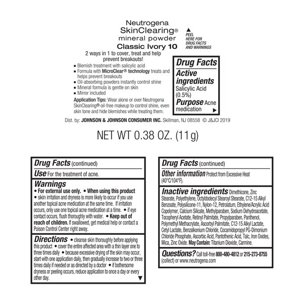 Neutrogena Skinclearing Mineral Powder