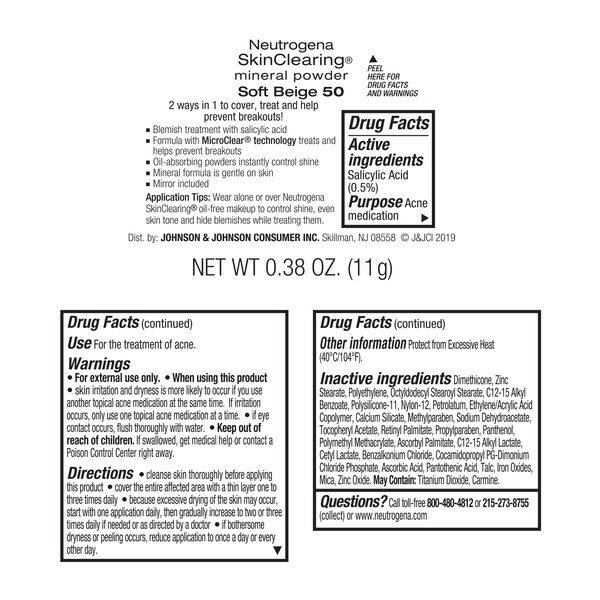 Neutrogena Skinclearing Mineral Powder