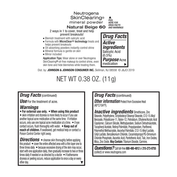 Neutrogena Skinclearing Mineral Powder