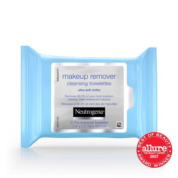 Neutrogena Makeup Remover Facial Cleansing Towelettes & Wipes, 21CT