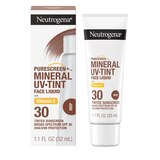 Neutrogena Purescreen+ Tinted Mineral Sunscreen, SPF 30, 1.1 oz, thumbnail image
