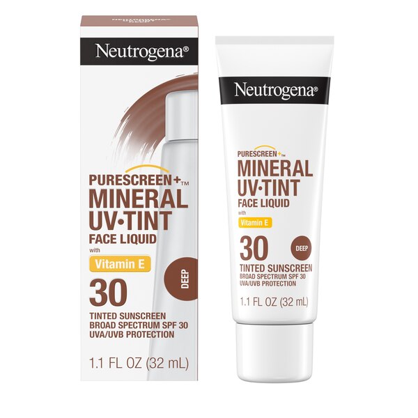 Neutrogena Purescreen+ Tinted Mineral Sunscreen, SPF 30, 1.1 oz