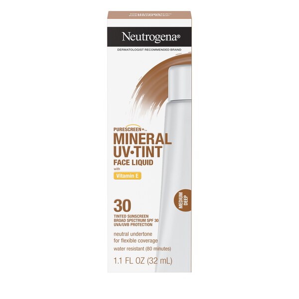 Neutrogena Purescreen+ Tinted Mineral Sunscreen, SPF 30, 1.1 oz