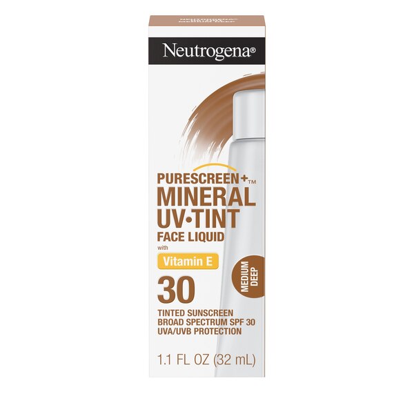 Neutrogena Purescreen+ Tinted Mineral Sunscreen, SPF 30, 1.1 oz