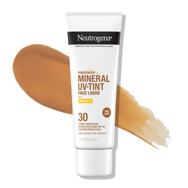 Neutrogena Purescreen+ Tinted Mineral Sunscreen, SPF 30, 1.1 oz