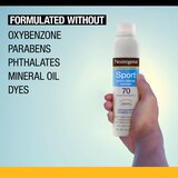 Neutrogena Sport Active Defense Sunscreen Spray, SPF 70, thumbnail image 4 of 11