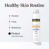Neutrogena Clear Body Sunscreen Spray, SPF 50, 5 OZ, thumbnail image