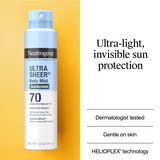 Neutrogena Ultra Sheer Lightweight Sunscreen Spray, 5 oz, thumbnail image