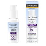 Neutrogena Ultra Sheer Moisturizing Serum, Vitamin E, SPF 60+, 1.7 OZ, thumbnail image