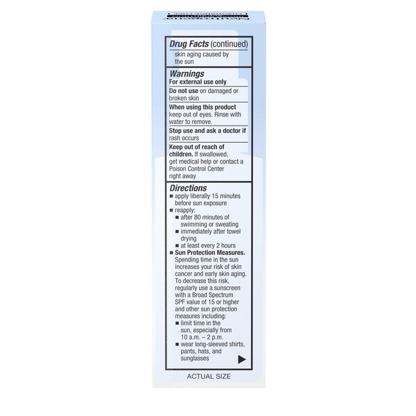 Neutrogena Ultra Sheer Moisturizing Serum, Vitamin E, SPF 60+, 1.7 OZ
