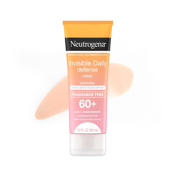 Neutrogena Invisible Daily Defense Sunscreen Lotion, SPF 60+, 3 oz