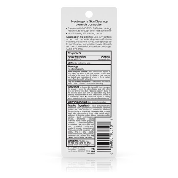 Neutrogena Skinclearing Blemish Concealer