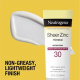 Neutrogena Sheer Zinc Dry-Touch Sunscreen, 3 OZ, thumbnail image