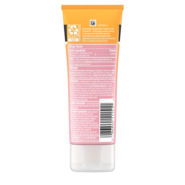 Neutrogena Invisible Daily Defense Lotion