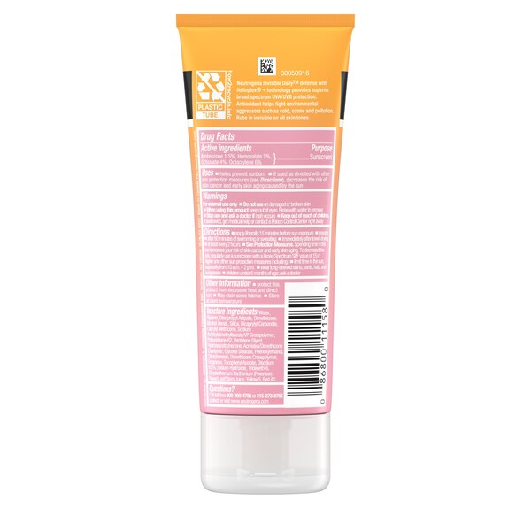 Neutrogena Invisible Daily Defense Lotion