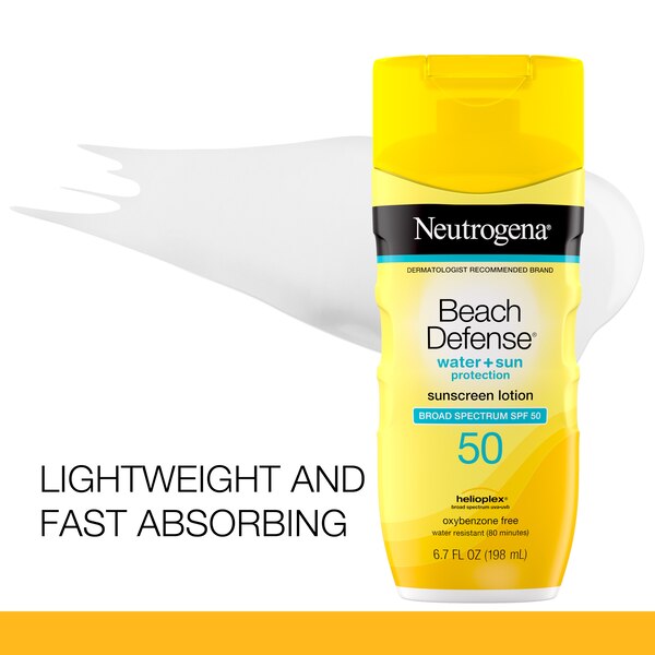 Neutrogena Beach Defense Body Sunscreen Lotion with SPF 50