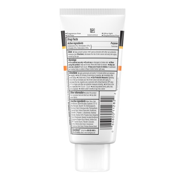 Neutrogena Clear Face Liquid-Lotion Sunblock Break-Out Free