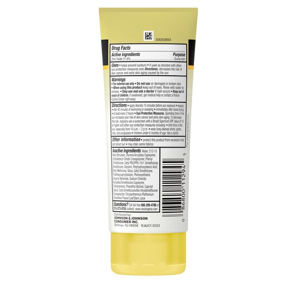Neutrogena Sheer Zinc Kids Mineral Sunscreen Lotion, SPF 50+, 3 OZ
