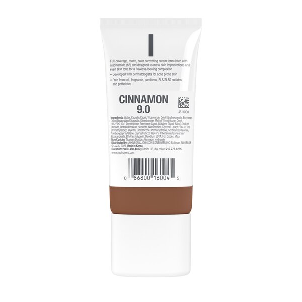 Neutrogena Clear Coverage Flawless Matte CC Cream, 1 OZ