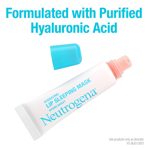 Neutrogena Hydro Boost Hydrating Clear Lip Sleeping Mask Tube, 0.35 oz